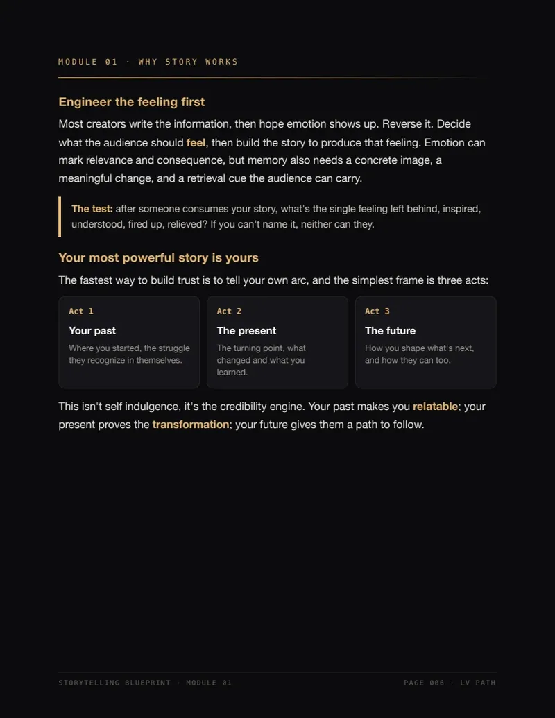 Storytelling Blueprint page 1