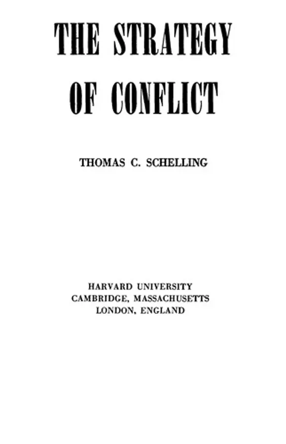 The Strategy of Conflict