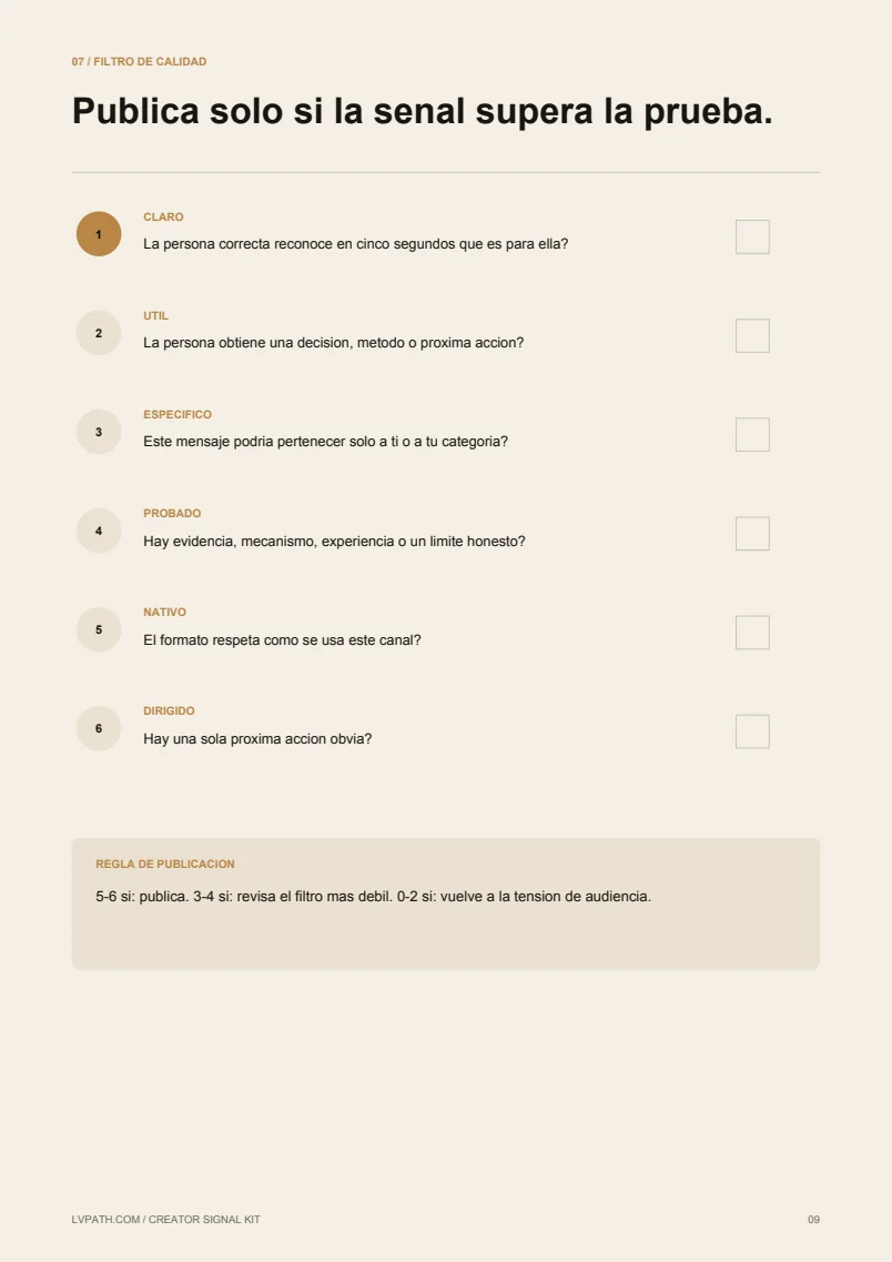Kit de Señal para Creadores, page 9