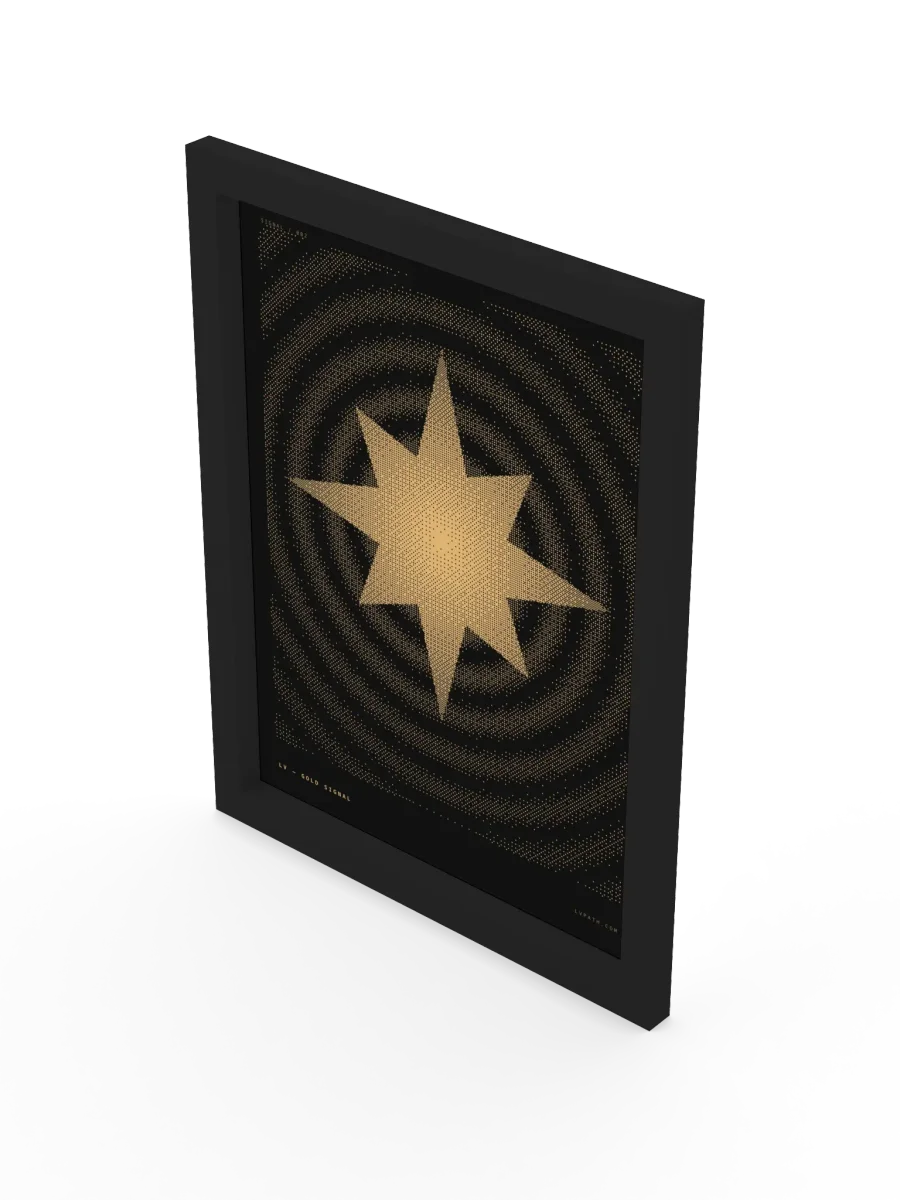 Gold Signal Framed Print · Photo 2